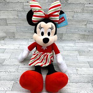 Brand New Disney 22" Minnie Mouse Christmas Plush Toy